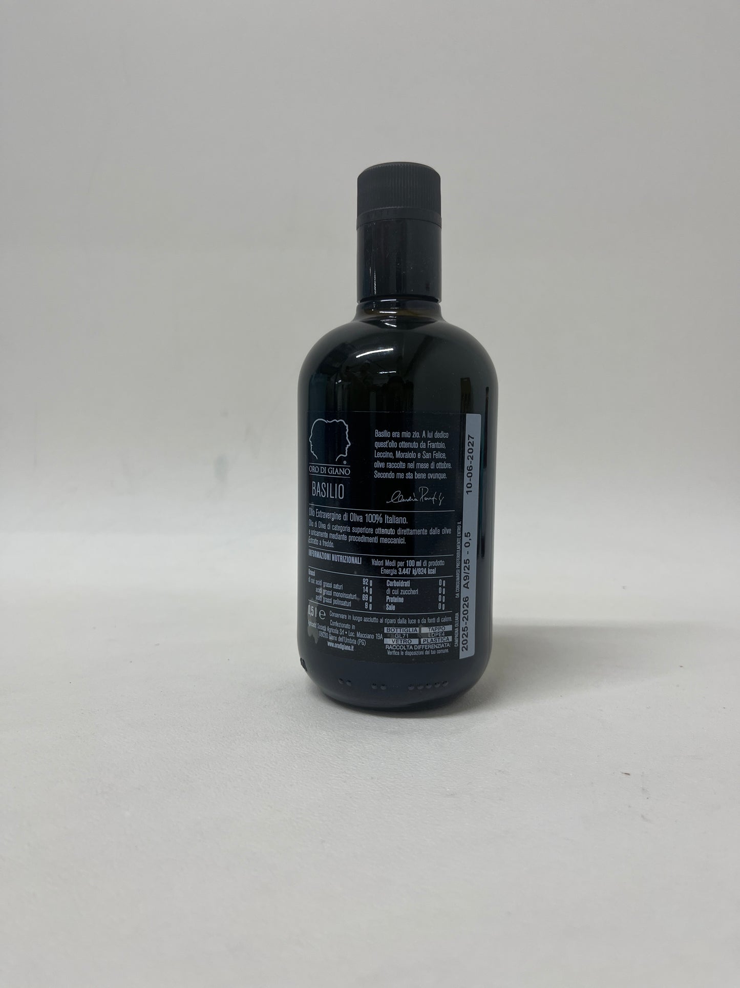 Extra Virgin Olive Oil - Basilio