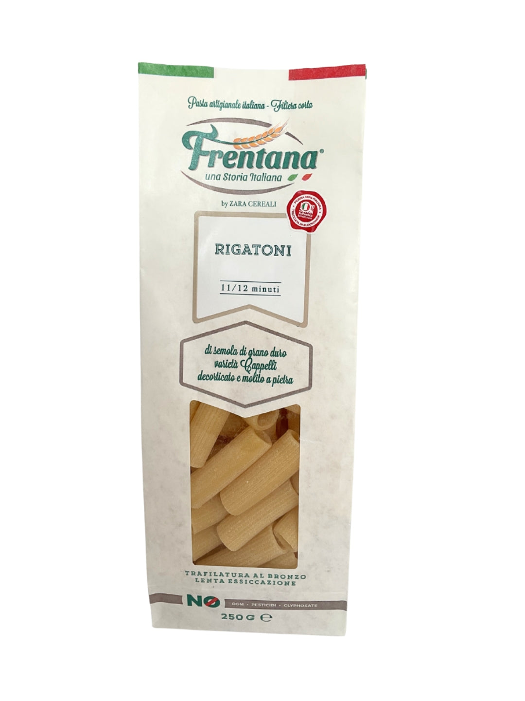 Rigatoni - Harde tarwe pasta Senatore Cappelli - 250 g