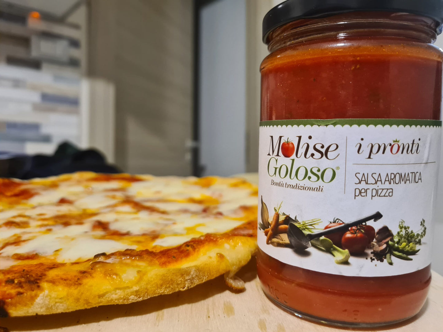 Salsa Aromatica per Pizza von Molise Goloso im Glas