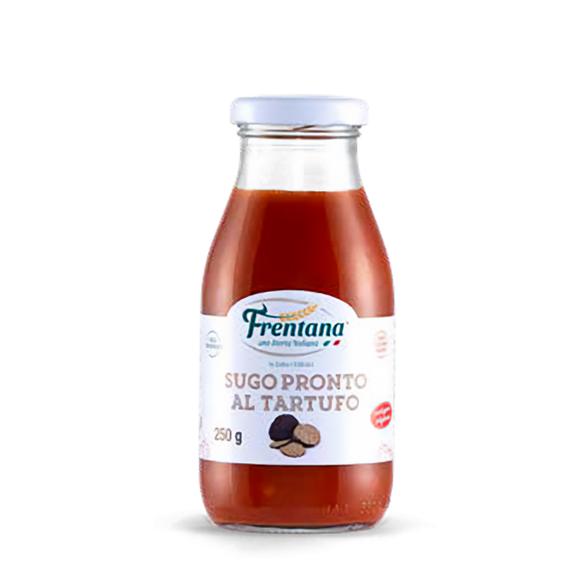 Frentana Sugo Pronto al Tartufo – italienische Tomatensauce mit schwarzem Trüffel in der 250 g Flasche