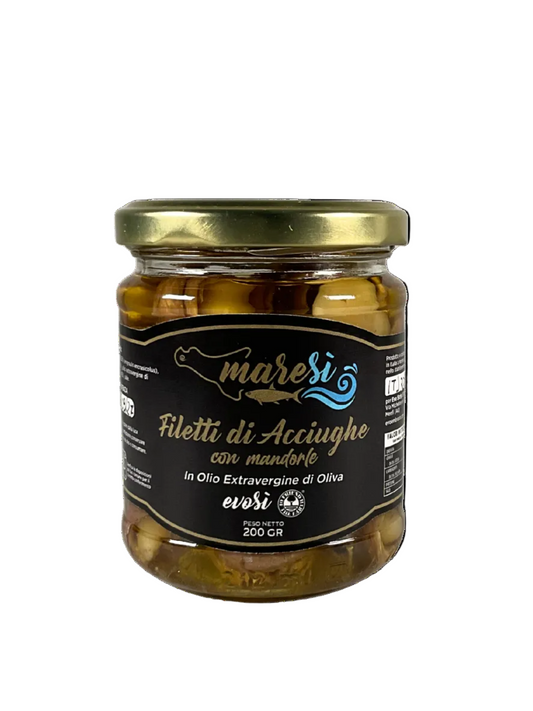 Maresì Anchovies mit Mandeln