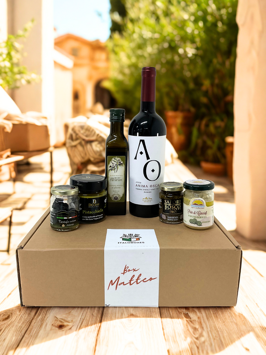 Caja regalo "Matteo", delicias de trufa para gourmets