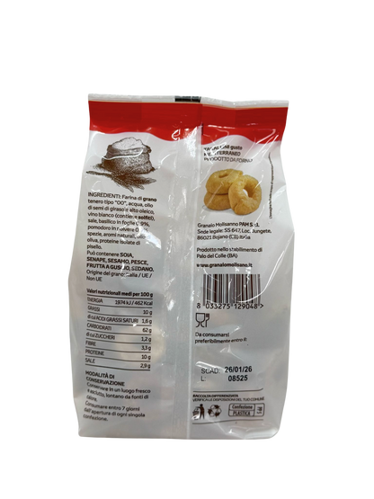 Viduržemio jūros skonio taraliai - 250 g