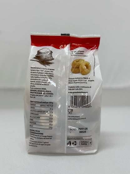 Taralli with Mediterranean Flavour – 250 g