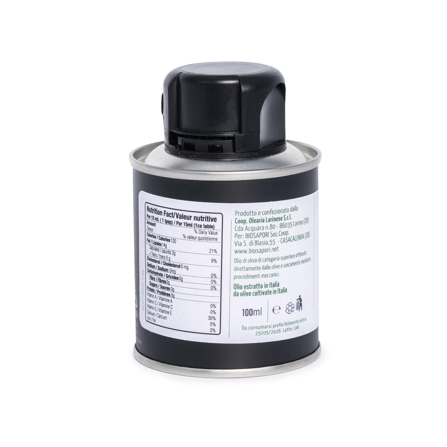 Olio extravergine d'oliva - 100 ml