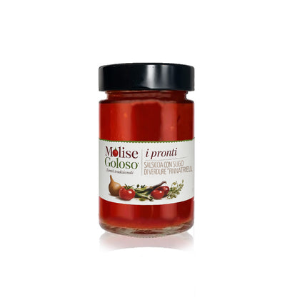 Salsiccia con sugo di verdure Finnatriell von Molise Goloso im Glas