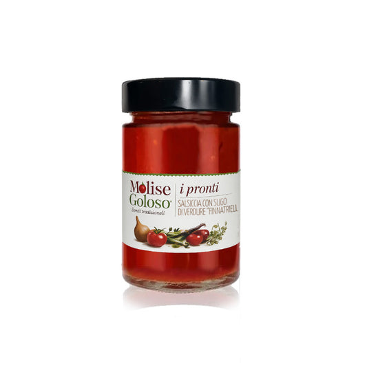 Salsiccia con sugo di verdure Finnatriell von Molise Goloso im Glas