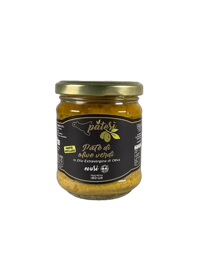 Patesì Aufstrich aus grünen Oliven