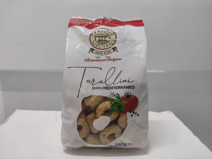 Taralli with Mediterranean Flavour – 250 g