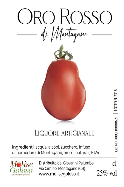 Oro Rosso di Montagano - Etikett Detailansicht