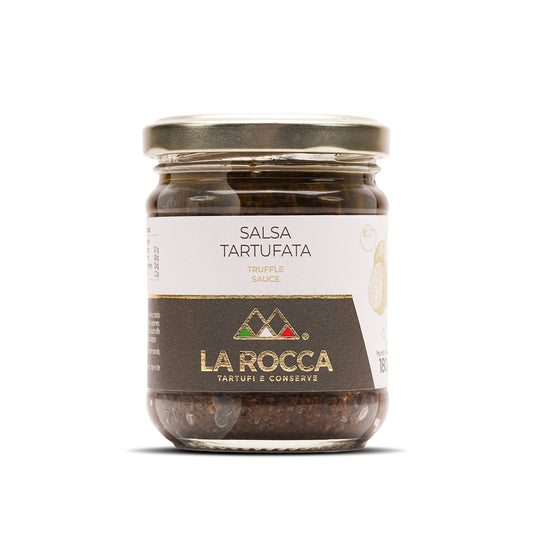 La Rocca Trüffelsauce im Glas – Salsa Tartufata, herzhafte Gourmet-Delikatesse aus Italien