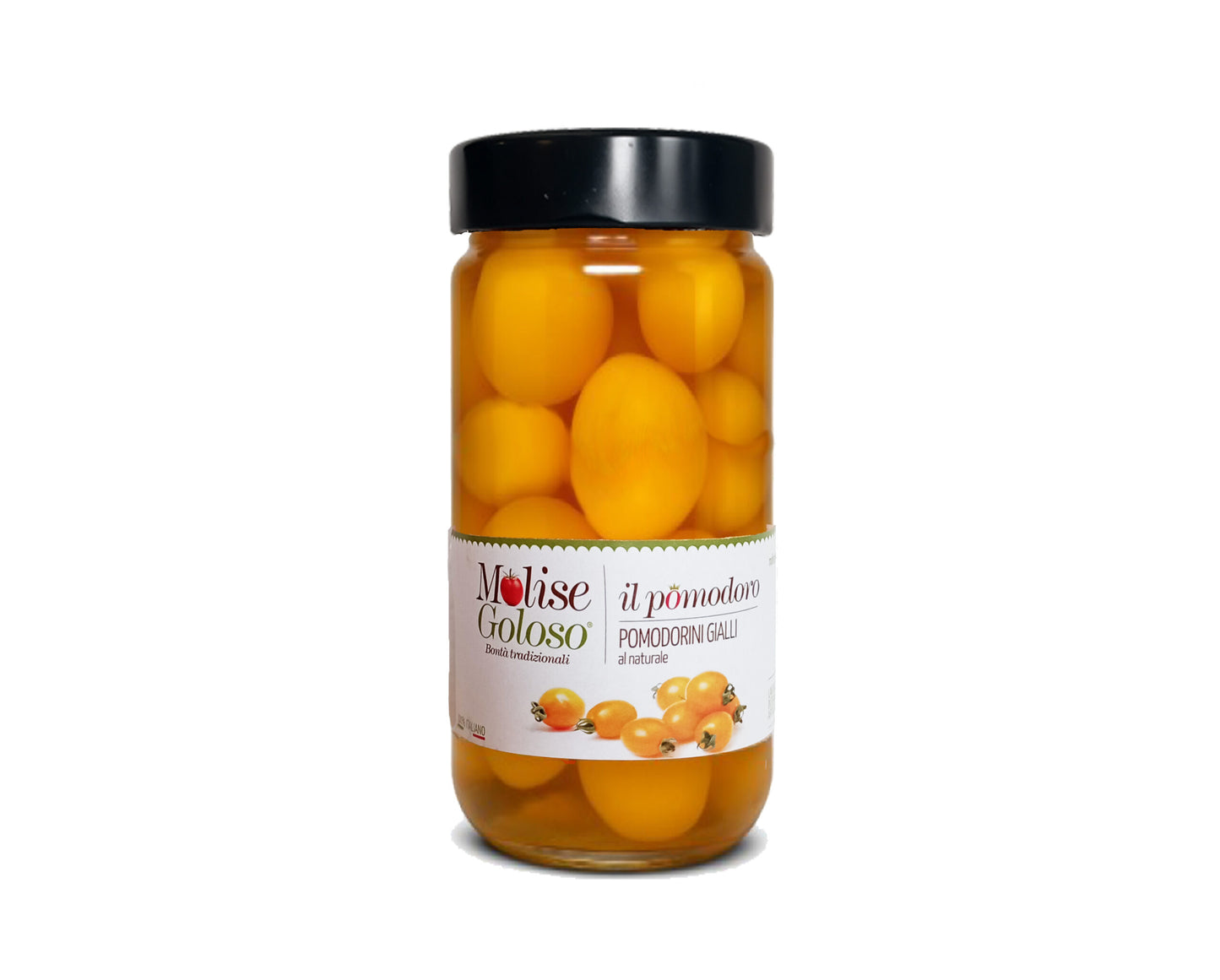 Gelbe Kirschtomaten natur von Molise Goloso im Glas